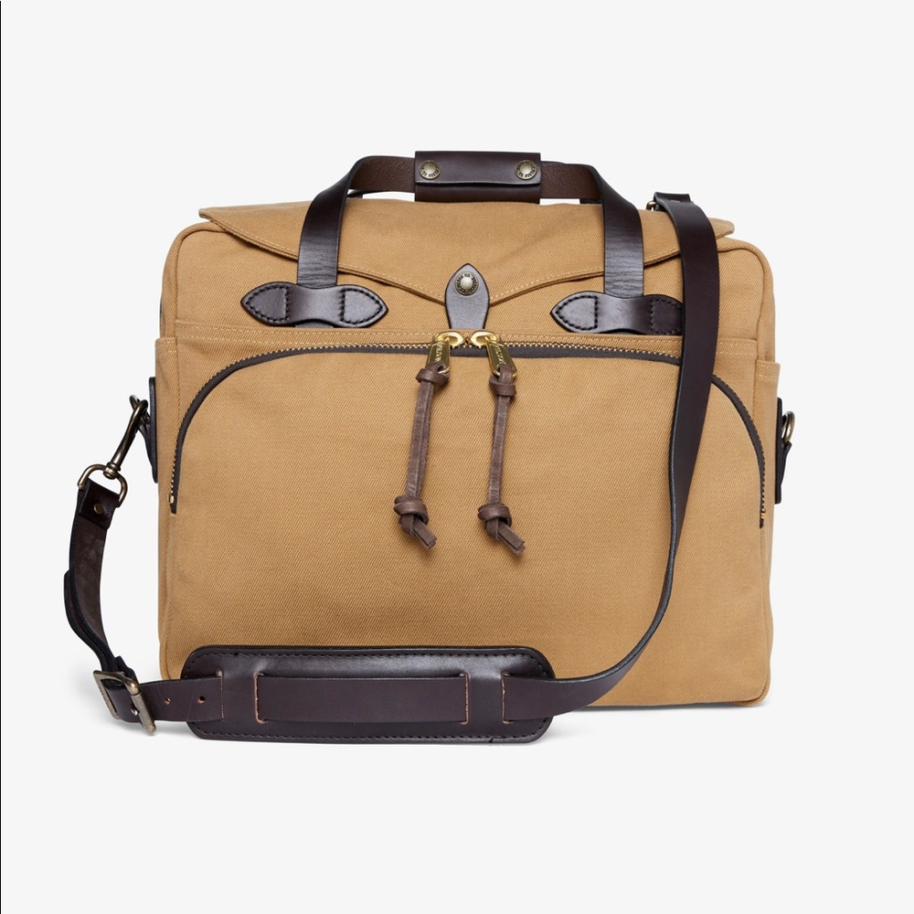 Filson Rugged Twill Padded Computer Bag Briefcase